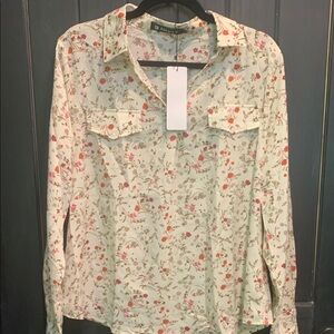 Floral Print Women's Top